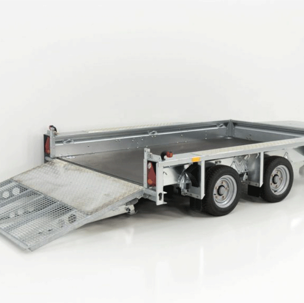 Ifor Williams Baumaschinenanhänger GX105 HD 3,5t|Auffahrrampe