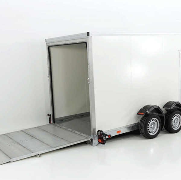 Vezeko Koffer-Absenkanhänger 157x344cm Höhe:190cm 2,7t