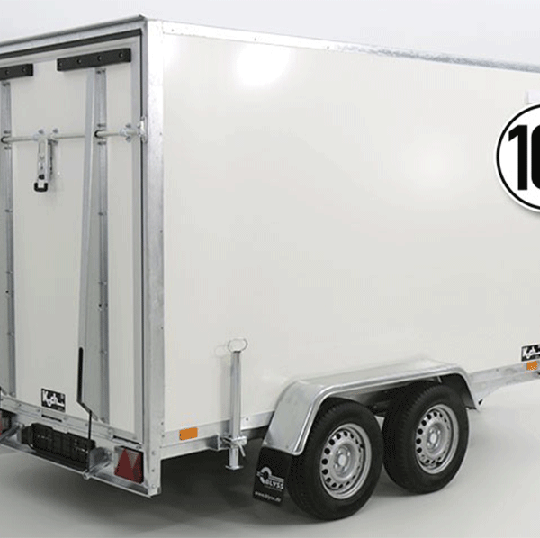 Kofferanhänger BK  Höhe:181cm 2,0t|Rampe|SW