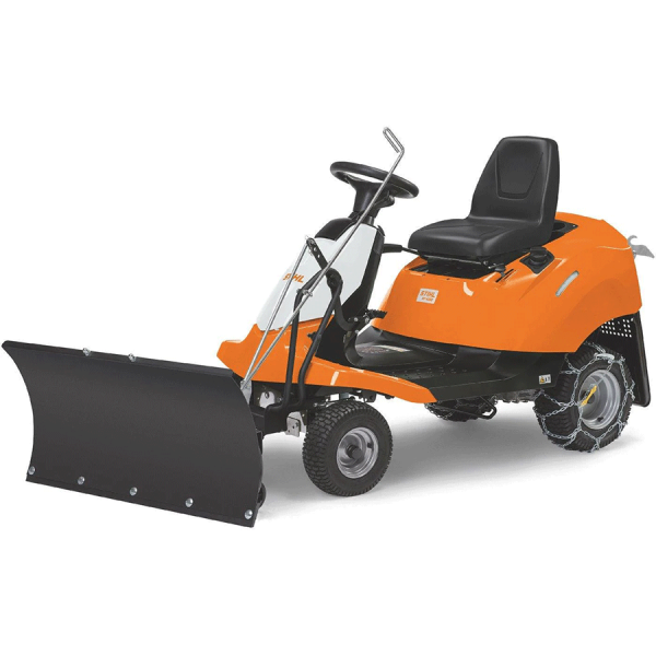 STIHL Aufsitzmäher RT 4082 Winterpaket mit Schneeschild und Schneeketten