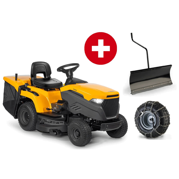 Stiga Rasentraktor Estate 598 - Winterpaket mit Schneeschild und Schneeketten